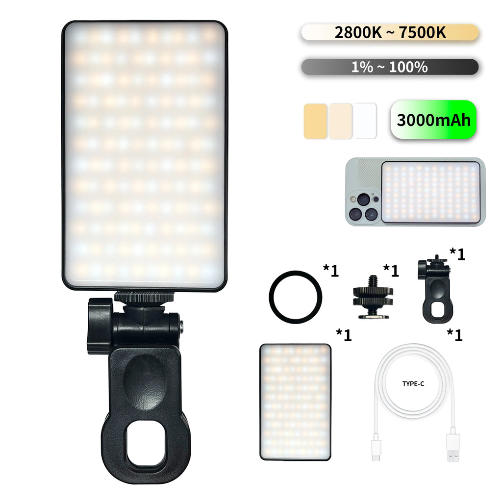 Rechargeable Magnetic LED Selfie Ring Light
