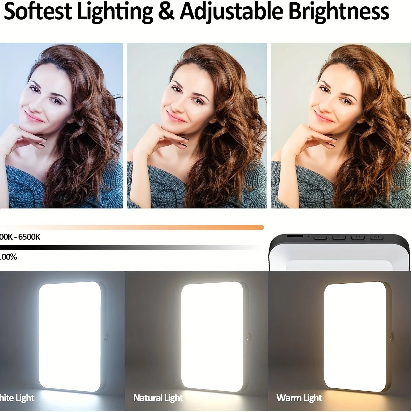 Rechargeable Magnetic LED Selfie Ring Light